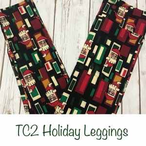 LuLaRoe Christmas Leggings TC2 NWT